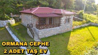 1326- MUSTAFAKEMALPAŞA'DA ORMANA CEPHE DOĞA İÇİNDE 2 ADET TAŞ EV  (STONE HOUSE)