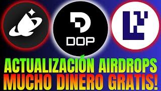 ACTUALIZACIÓN DE AIRDROPS - DINERO GRATIS!! NO TE LO PIERDAS - AIRDROP DE DOP, EIGEN LAYER Y MÁS!!