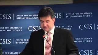 A New Transatlantic Approach for the Western Balkans   Keynote Speaker, Miroslav Lajcak