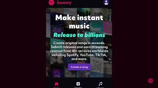 Create music with boomy