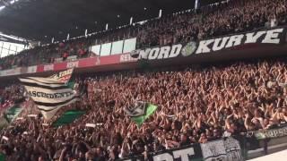 Köln - Gladbach 2-3 Gästefans Pyro, Stimmung, Jubel & Feier 08.04.2017