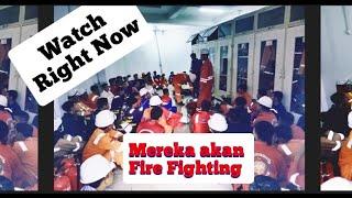 Tertib, Praktek Memadamkan Api (  BST Fire Fighting) 140722,