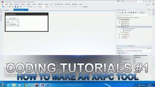 Jtag Coding Tutorials #1 Part 1 Creating an XRPC Tool