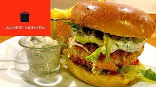 Ebi katsu burger (Japansk reje burger)