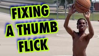 How To Fix A Thumb Flick In Your Basketball Shooting Form