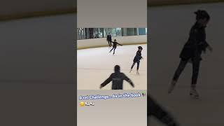 September 30, 2023 Axel Challenge! 6x in the book!! #axel #figureskating ##practicemakesprogress