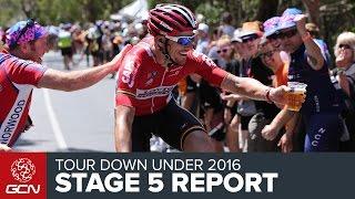 Tour Down Under 2016 Stage 5 Race Report