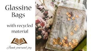 Glassine Bags with Recycled Material DIY | JJ#165