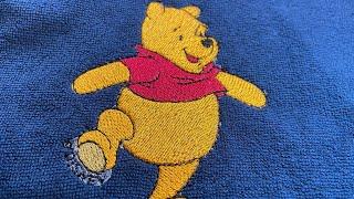 Machine Embroidery Stitchin’ With Sue - Baby Bib Winnie The Pooh