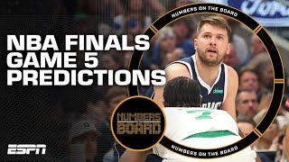 NBA FINALS GAME 5 PREDICTIONS: 'I think Luka & the Mavs are READY!' | Numbers on the Board