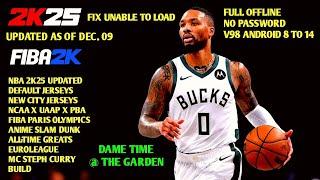 NBA 2K25 ANDROID DAME TIME IN MADISON SQUARE GARDEN GAMEPLAY V98 UPDATED