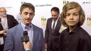 2017 Los Angeles Film Festival - Carpet Chat with Arman Darbo and Sawyer Barth