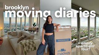 MOVING TO OUR NEW APARTMENT | brooklyn moving vlog + empty apartment tour