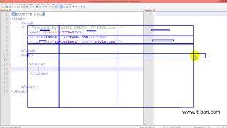 32  Use of Table Part 01   IT Bari com   Web Design Bangla Video Tutorial