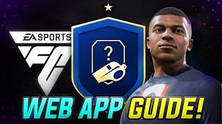 How To Start The EAFC 24 Web App | 0-100k Coins