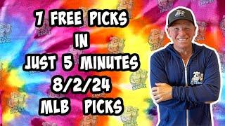 MLB Best Bets for Today Picks & Predictions Friday 8/2/24 | 7 Picks in 5 Minutes