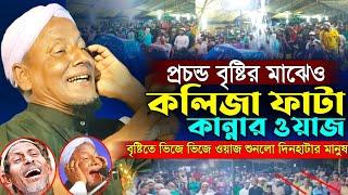 প্রচন্ড বৃষ্টির মাঝেও, হাজার হাজার মানুষ। মাওলানা আফসার আলী সাহেব।