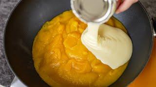 Mix Pumpkin with condensed milk and you will be amazed by the result  Dessert for Christmas!