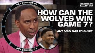 Stephen A. on how the Timberwolves can win Game 7: 'Make them FEAR your STAR!' | NBA Countdown