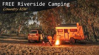 FREE Riverside Camping NSW Murrumbidgee River + Camp Cooking