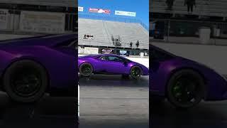 Cammed and ProCharged 5.7 Hemi vs Lambo Huracan Performonte!