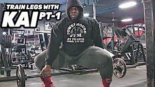 Train with Kai: Part 1 Kai Greene Train Legs with Nick Trigili At PowerHouse Gym