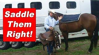 How to Saddle Your Horse the Right Way... Plus Recommended Saddle Pads & Cinches!