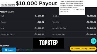 Topstep Payout Withdrawal Process / 5 Funded Accounts
