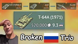 Grind Russian Tech Tree,But Using Broken Trio