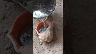 Watch a Snail Shell Turn Into Metal Magic! #shorts #viralvideo #reels #restoration
