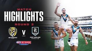 Richmond v Port Adelaide Highlights | Round 2, 2024 | AFL
