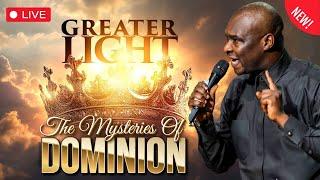 [MON, SEPT 9TH] GREATER LIGHT (THE MYSTERIES OF DOMINION) WITH APOSTLE JOSHUA SELMAN