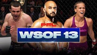 Marlon Moraes, Timur Valiev, Katlyn Cerminara & MORE! | World Series Of Fighting 13 | Re-Air