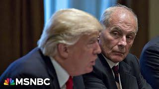 'He is an authoritarian.' Fmr. General John Kelly warns Americans about Trump