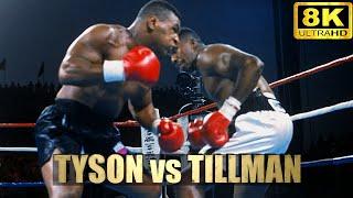 Mike Tyson vs Henry Tillman | KNOCKOUT Highlights Boxing Fight | 8K Ultra HD