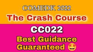 The Crash Course| CC022| COMEDK 2022| Best faculties [Ash Academy JEE]