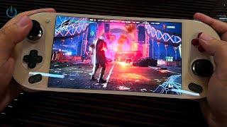 AYANEO Pocket EVO 7'' 1080P Play Devil May Cry 5 -165FPS OLED Android Handheld  Play 120Fps