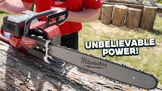 First Look at the Milwaukee Dual Battery Chainsaw – Power Like Never Before!