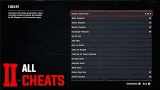 All 37 Cheats (How to Enter All Cheat Codes) - Red Dead Redemption 2