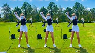 NELLY KORDA GOLF SWING - SLOW MOTION