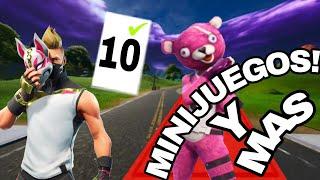 JUGANDO FORTNITE CON SUBS Y MINIJUEGOS