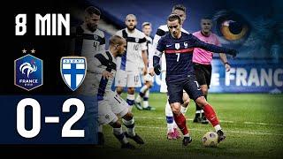 Full Highlights (8 min.) I Ranska - Suomi 0-2 I A-maaottelu I 11.11.2020