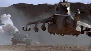 Rambo 3 - Tank versus helicopter final battle