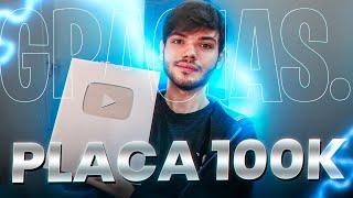 UNBOXING: PLACA DE LOS 100K DE YOUTUBE