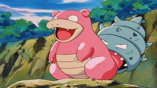 Slowpoke evolves into Slowbro