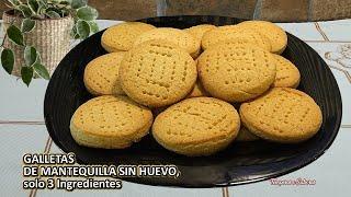 Eggless Butter Cookies with only 3 Ingredients, Easy, Economical and Super Delicious