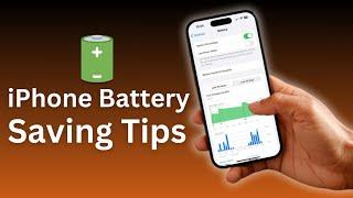 iPhone Battery Saving Settings  TIPS & TRICKS!