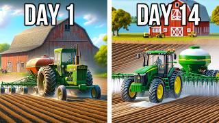 Day 14 BROKE to BILLIONAIRE in Farming Simulator