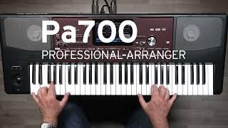 KORG Pa700 Sound & Style Show