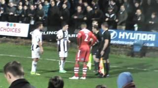 Boro v STiC. Elliot Hodge Red Card Incident.